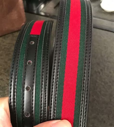 gucci belt red white green|gucci reversible belt women.